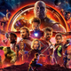 The banner for Avengers: Infinity War.